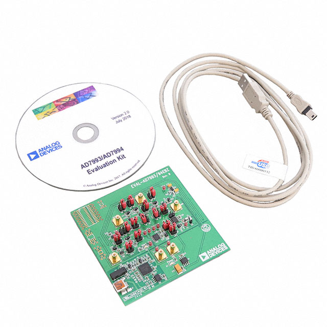 EVAL-AD7994EBZ Analog Devices Inc.  Cartes d'évaluation des convertisseurs analogique-numérique (CAN)