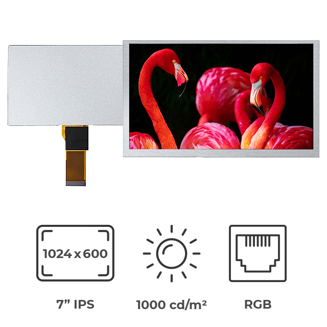 RVT70HSTNWN00 Riverdi  Écran LCD OLED graphique