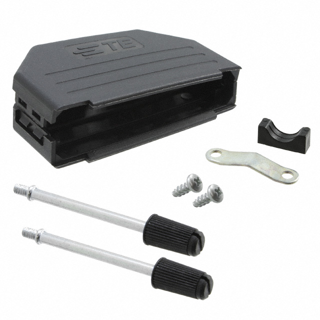 3-1991253-7 TE Connectivity AMP Connectors  Capots de connecteurs D-Sub en forme de D