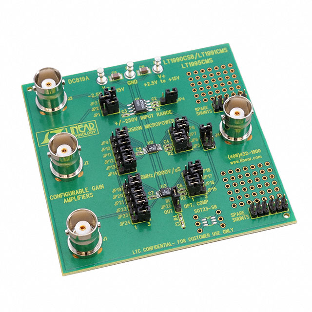 DC819A Analog Devices Inc.  Cartes d'évaluation d'amplificateurs opérationnels