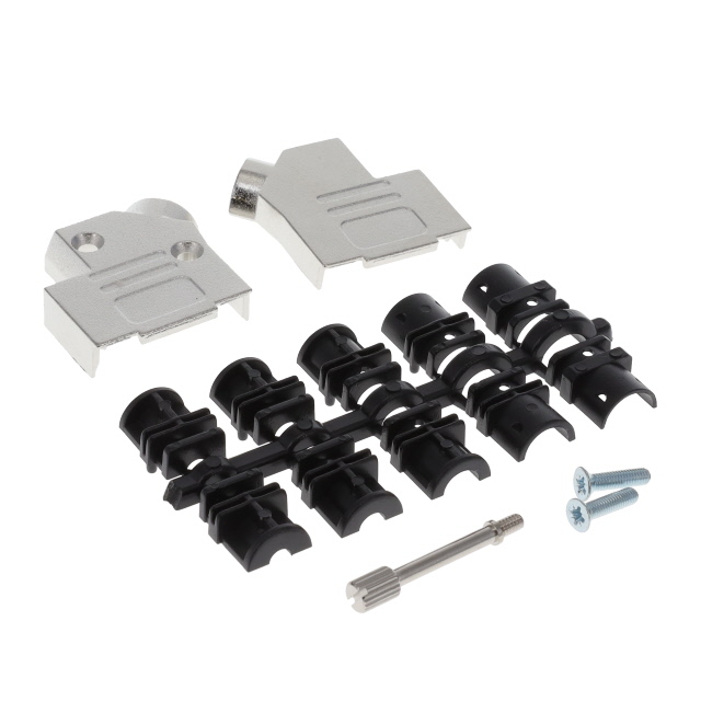 L17DVZK09KFMT Amphenol ICC (Commercial Products)  Capots de connecteurs D-Sub en forme de D