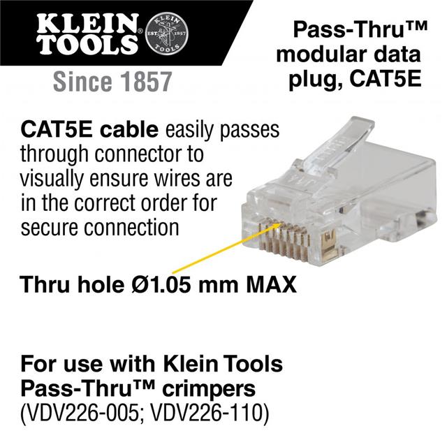 VDV826-702 Klein Tools, Inc.  Conectores modulares