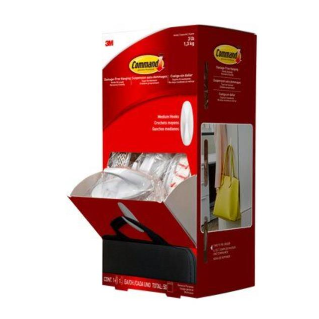 17081CABPK 3M  Ganci per grucce e clip