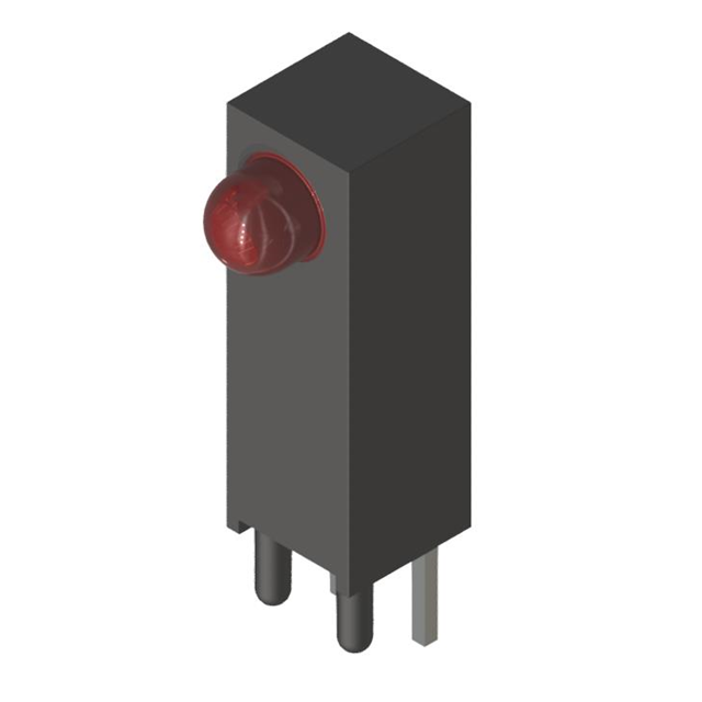 PL303-1R24 P-tec  Indicateurs de circuits imprimés, tableaux, barres lumineuses, graphiques à barres