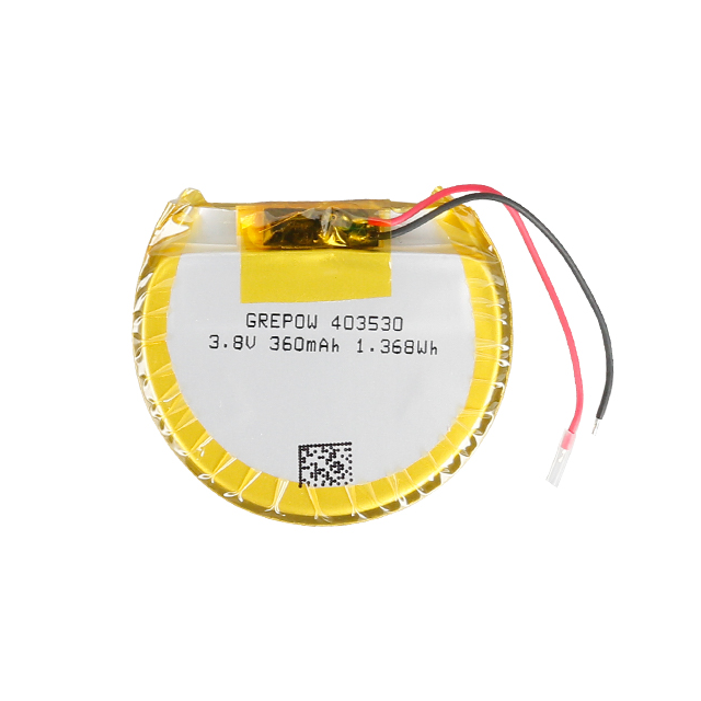 GRP403530-1C-3.8V-360MAH WITH PCM Grepow Inc.  Piles rechargeables (secondaires)