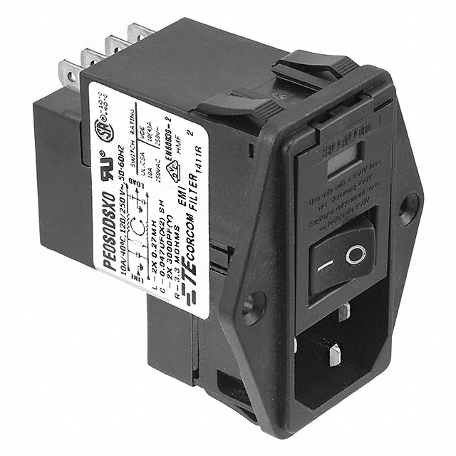 5-6609929-2 TE Connectivity Corcom Filters  Stromeingangsmodule (PEM)