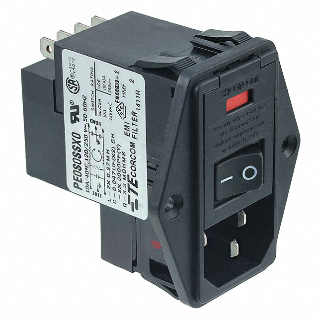 6-6609929-9 TE Connectivity Corcom Filters  Stromeingangsmodule (PEM)