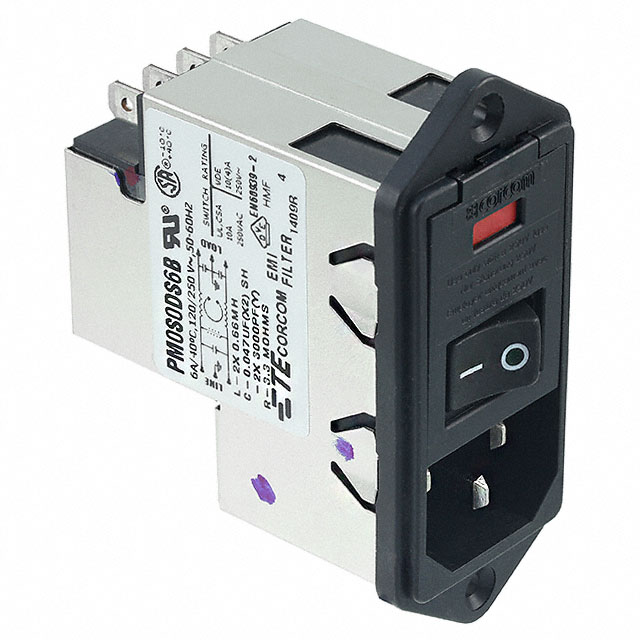 8-6609940-7 TE Connectivity Corcom Filters  Power Entry Modules (PEM)