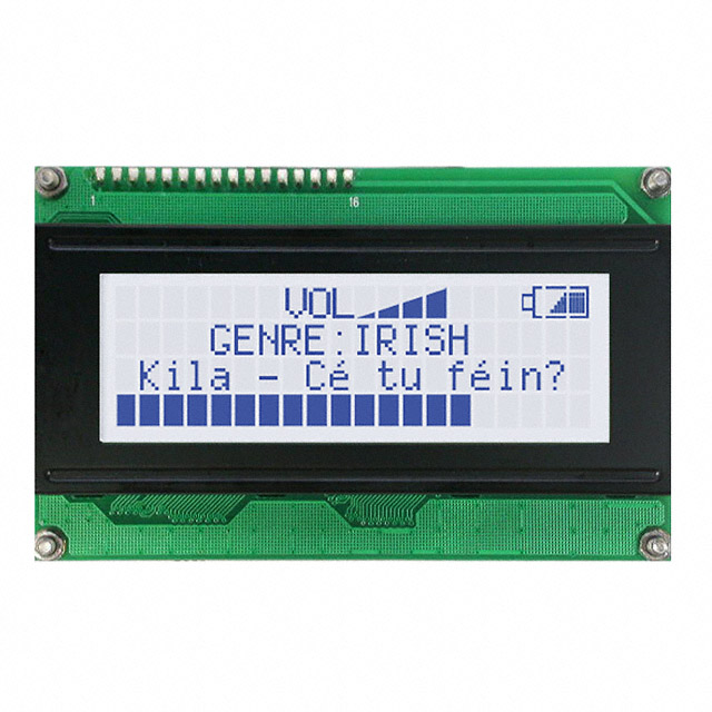 LK204-25-422-GW-E Matrix Orbital  Écran LCD OLED à caractères et chiffres