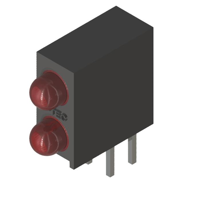 PL309-2R12 P-tec  Indicateurs de circuits imprimés, tableaux, barres lumineuses, graphiques à barres