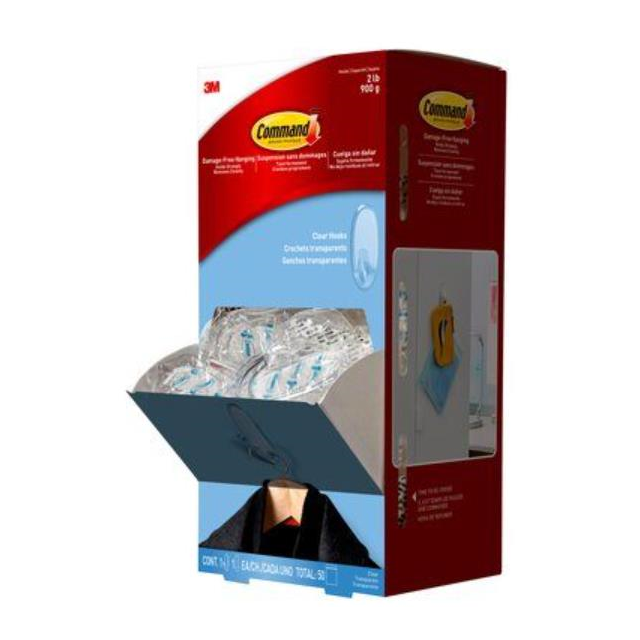 17091CLRCABPK 3M  Ganci per grucce e clip