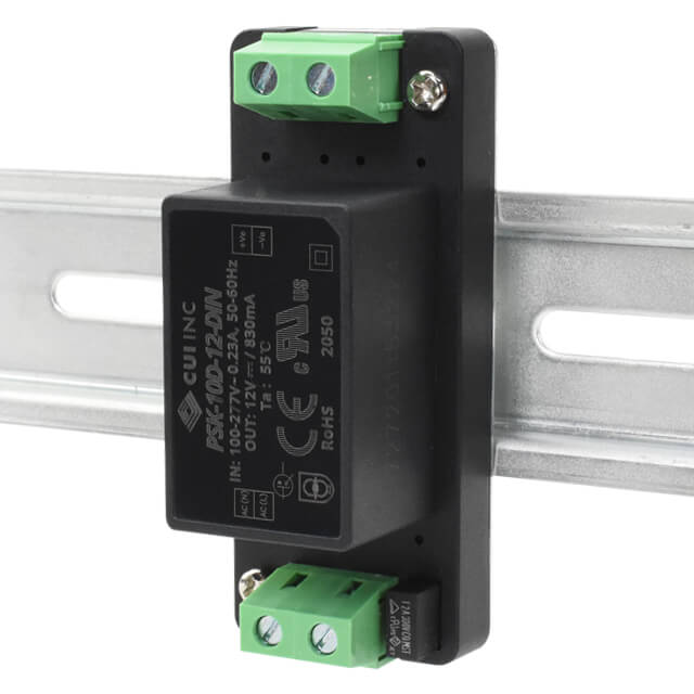 PSK-10D-15-DIN CUI Inc.  Fuentes de alimentación industriales para riel DIN