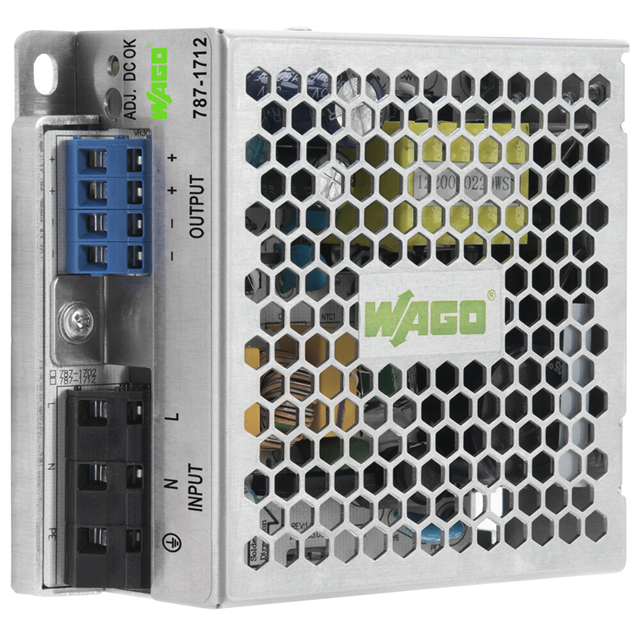 787-1711 WAGO Corporation  Fuentes de alimentación industriales para riel DIN