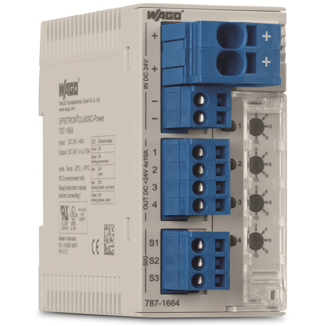 787-1664/006-1000 WAGO Corporation Circuit Breakers