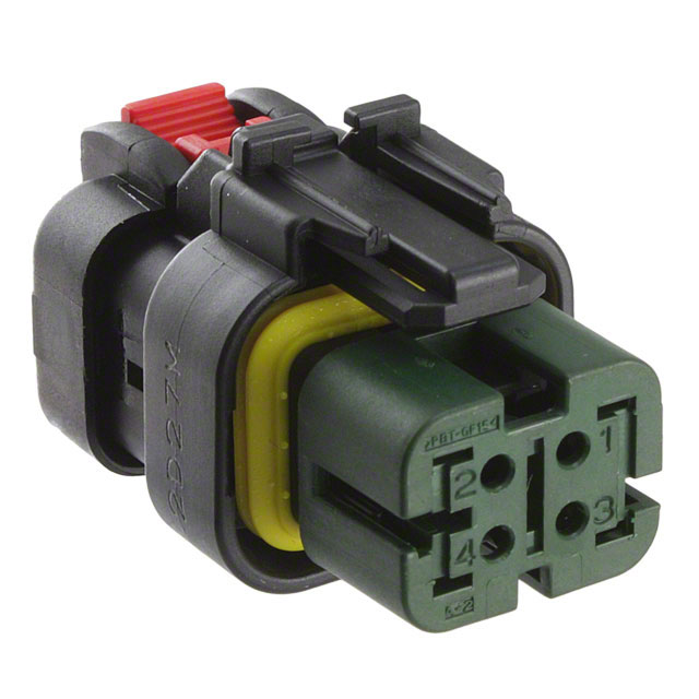 776487-4 TE Connectivity Deutsch Connectors  Rectangular Connector Housings