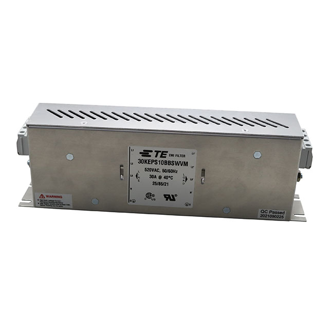 30KEPS10BBSWVM TE Connectivity Corcom Filters  Netzfiltermodule