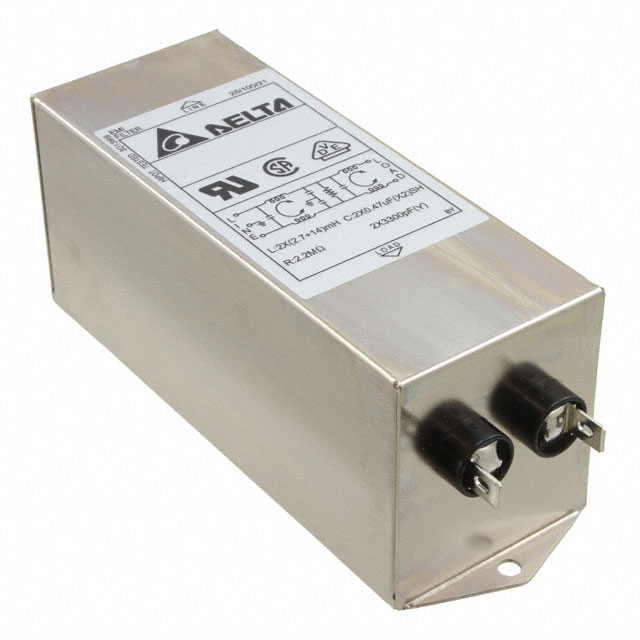 06DPCG5 Delta Electronics  Moduli di filtro di linea di alimentazione