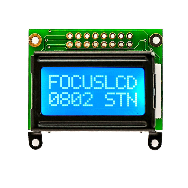 C82A-BW-XW65 Focus LCDs  Écran LCD OLED à caractères et chiffres