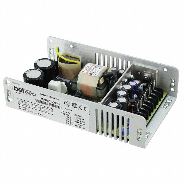 MAP80-4001G Bel Power Solutions  Convertidores CA/CC
