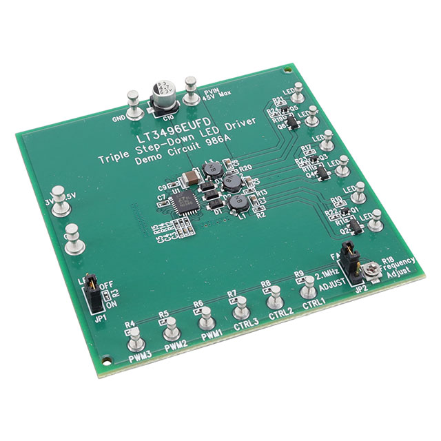 DC986A Analog Devices Inc.  Cartes d'évaluation de pilotes LED