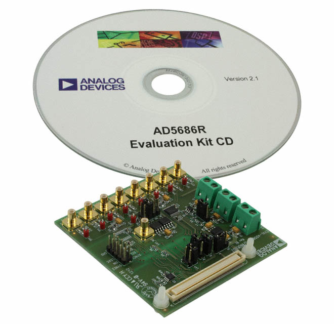 EVAL-AD5686RSDZ Analog Devices Inc.  Cartes d'évaluation des convertisseurs numériques-analogiques (DAC)
