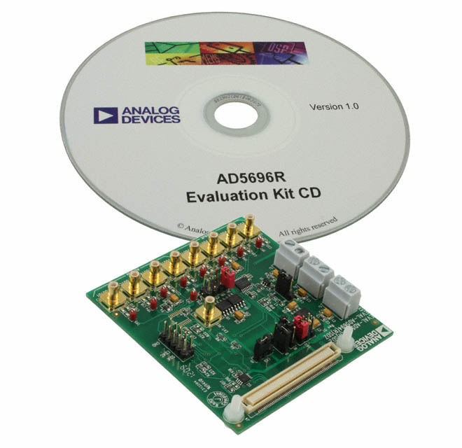 EVAL-AD5696RSDZ Analog Devices Inc.  Cartes d'évaluation des convertisseurs numériques-analogiques (DAC)