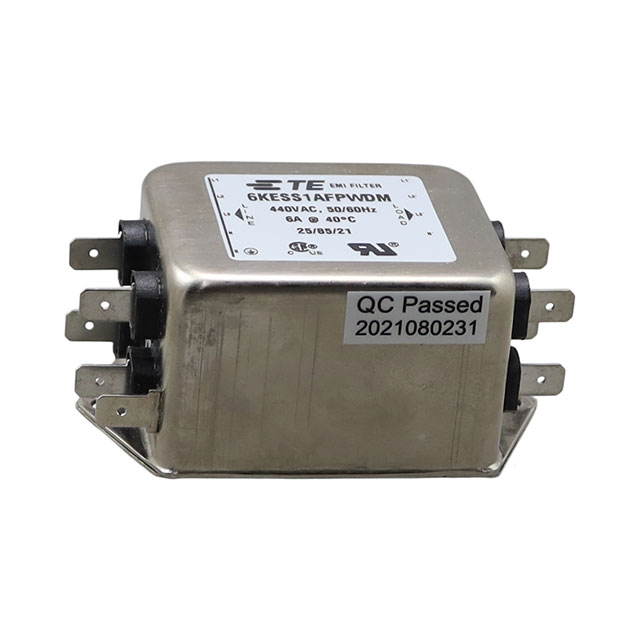 6KESS1AFPWDM TE Connectivity Corcom Filters  Moduli di filtro di linea di alimentazione