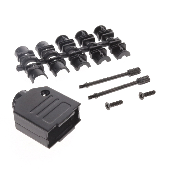 ACOV-SUB-09MB24 Assmann WSW Components  Capots de connecteurs D-Sub en forme de D