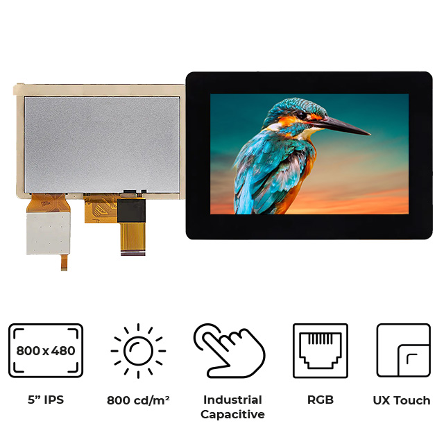 RVT50HQTNWC00 Riverdi  Écran LCD OLED graphique