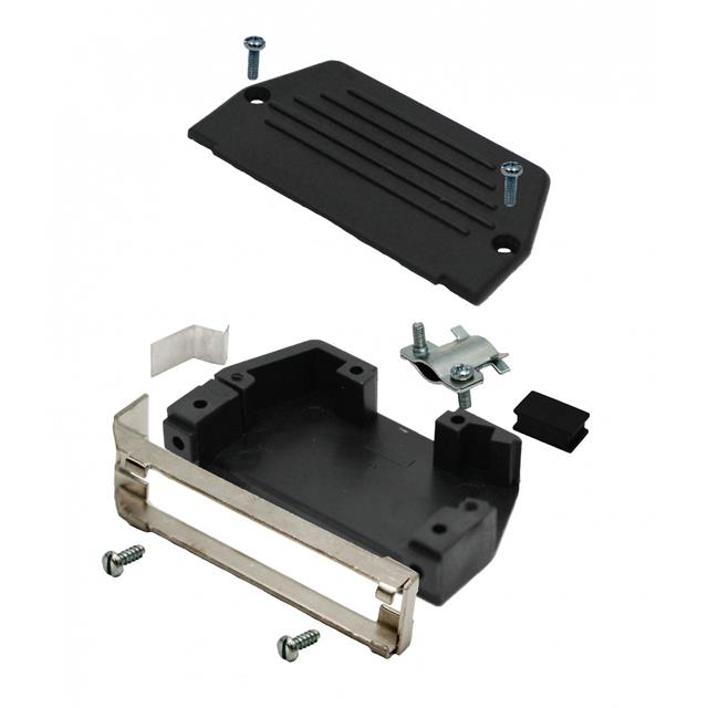 MHED-DS25S-K MH Connectors  Capots de connecteurs D-Sub en forme de D