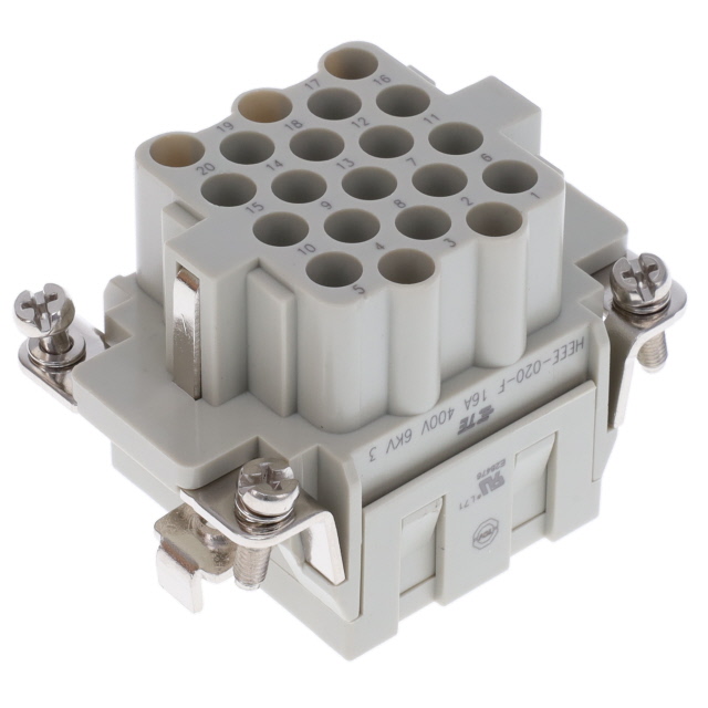 HEEE-020-F TE Connectivity AMP Connectors  Moduli di inserti per connettori per impieghi gravosi