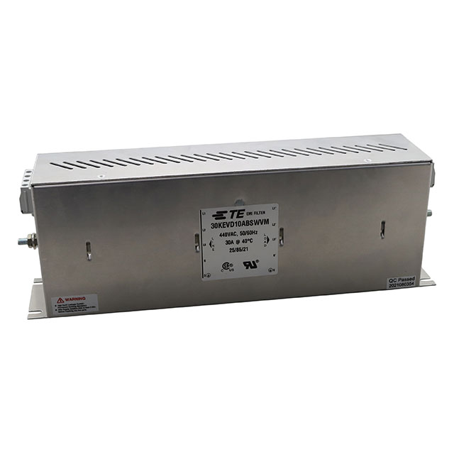 30KEVD10ABSWVM TE Connectivity Corcom Filters  Moduli di filtro di linea di alimentazione