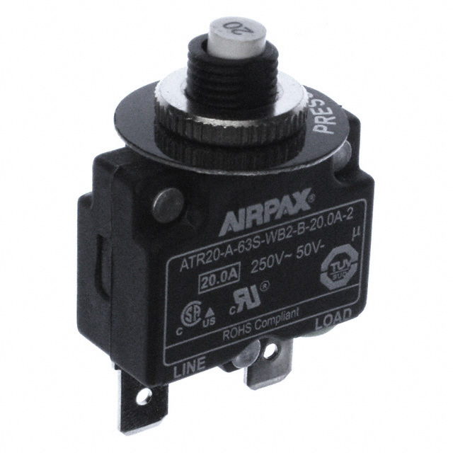 ATR20-A-63S-WB2-B-20.0A-2 Sensata-Airpax Leistungsschalter