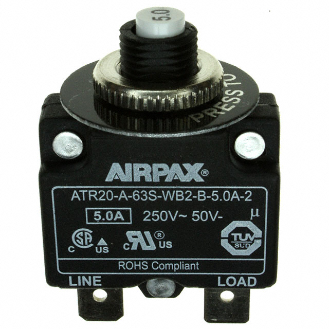 ATR20-A-63S-WB2-B-5.0A-2 Sensata-Airpax Leistungsschalter