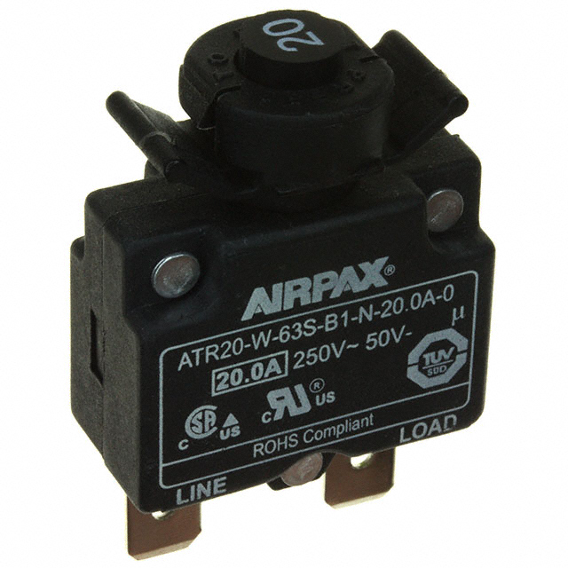 ATR20-W-63S-B1-N-20.0A-0 Sensata-Airpax Leistungsschalter
