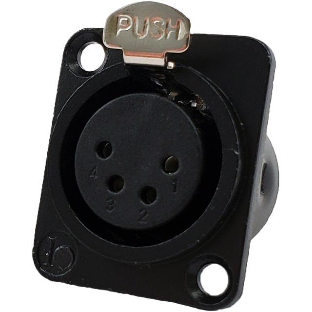 IO-XLR4-F-BK-JL IO Audio Technologies  Rundsteckverbinderbaugruppen