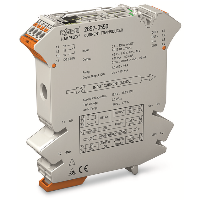 2857-550 WAGO Corporation Conditionneurs et isolateurs de signaux