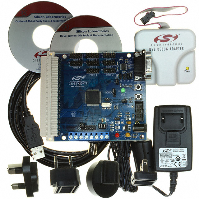 C8051F120DK Silicon Labs  Cartes d'évaluation DSP MCU intégrées