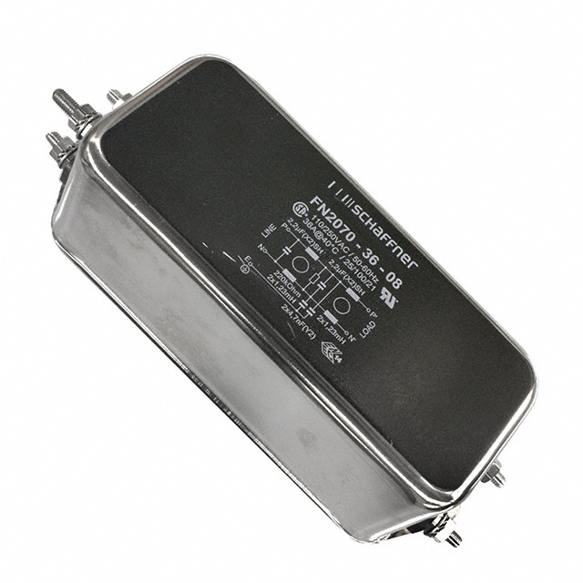 FN2070-36-08 Schaffner EMC Inc.  Modules de filtrage de ligne électrique