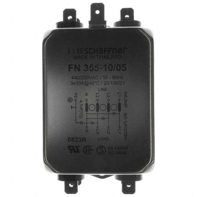 FN355-10-05 Schaffner EMC Inc.  Netzfiltermodule