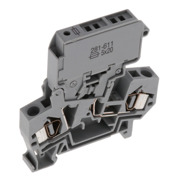 281-611 WAGO Corporation  Canal de riel DIN