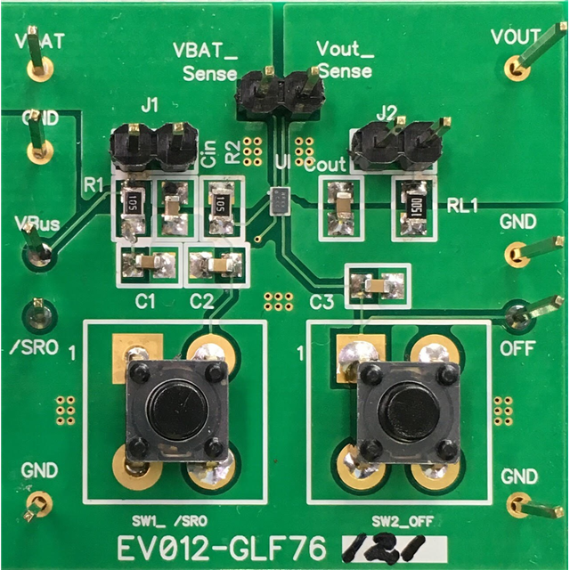 EV012-GLF76121 GLF Integrated Power  Cartes et kits d'évaluation et de démonstration