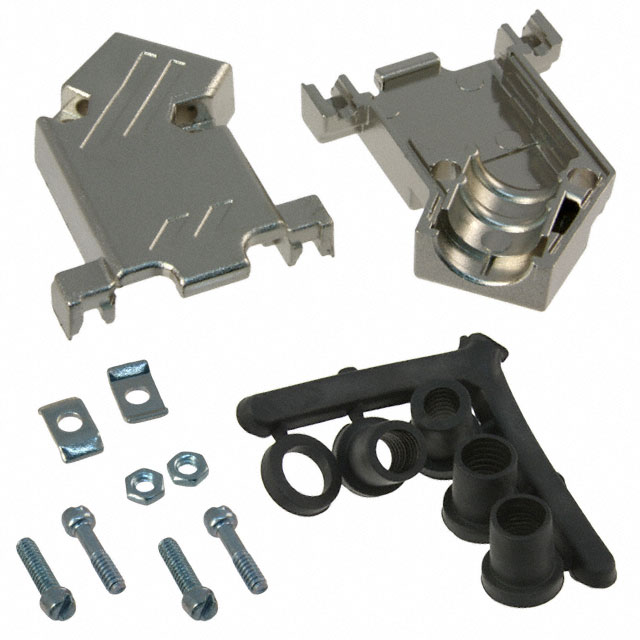 3357-6509-1C 3M  Capots de connecteurs D-Sub en forme de D