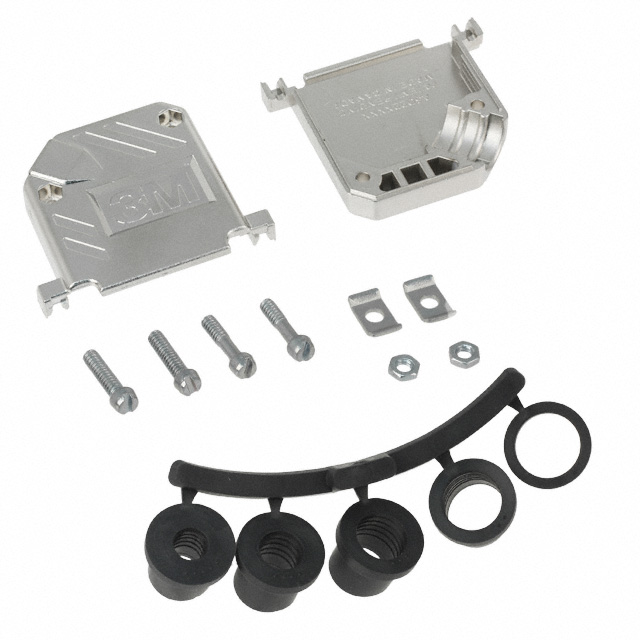 3357-6525-1C 3M  Carcasas traseras para conectores D-Sub en forma de D