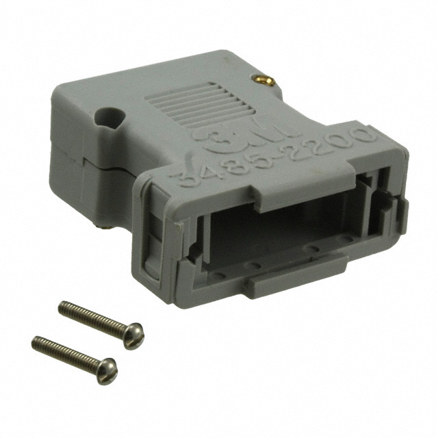 3485-2200R 3M  Capots de connecteurs D-Sub en forme de D