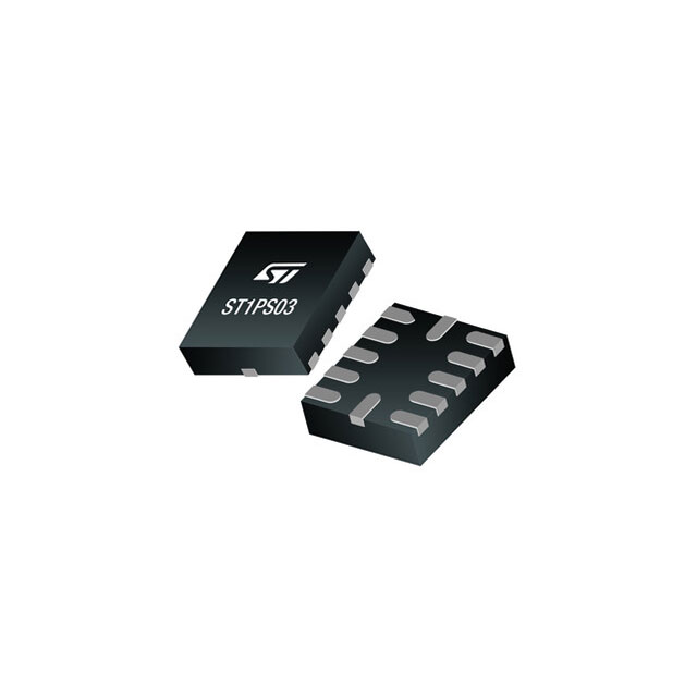ST1PS03A1QTR STMicroelectronics  Reguladores de voltaje - Reguladores de conmutación CC-CC
