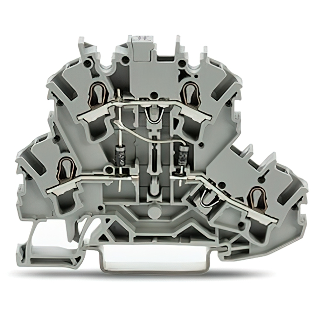 2002-2214/1000-490 WAGO Corporation  Canal de riel DIN