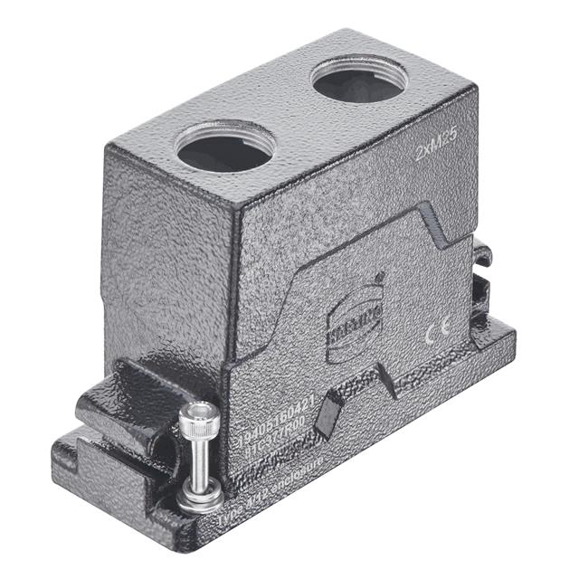 19405160422 HARTING  Alloggiamenti per connettori per impieghi gravosi, cappucci e basi