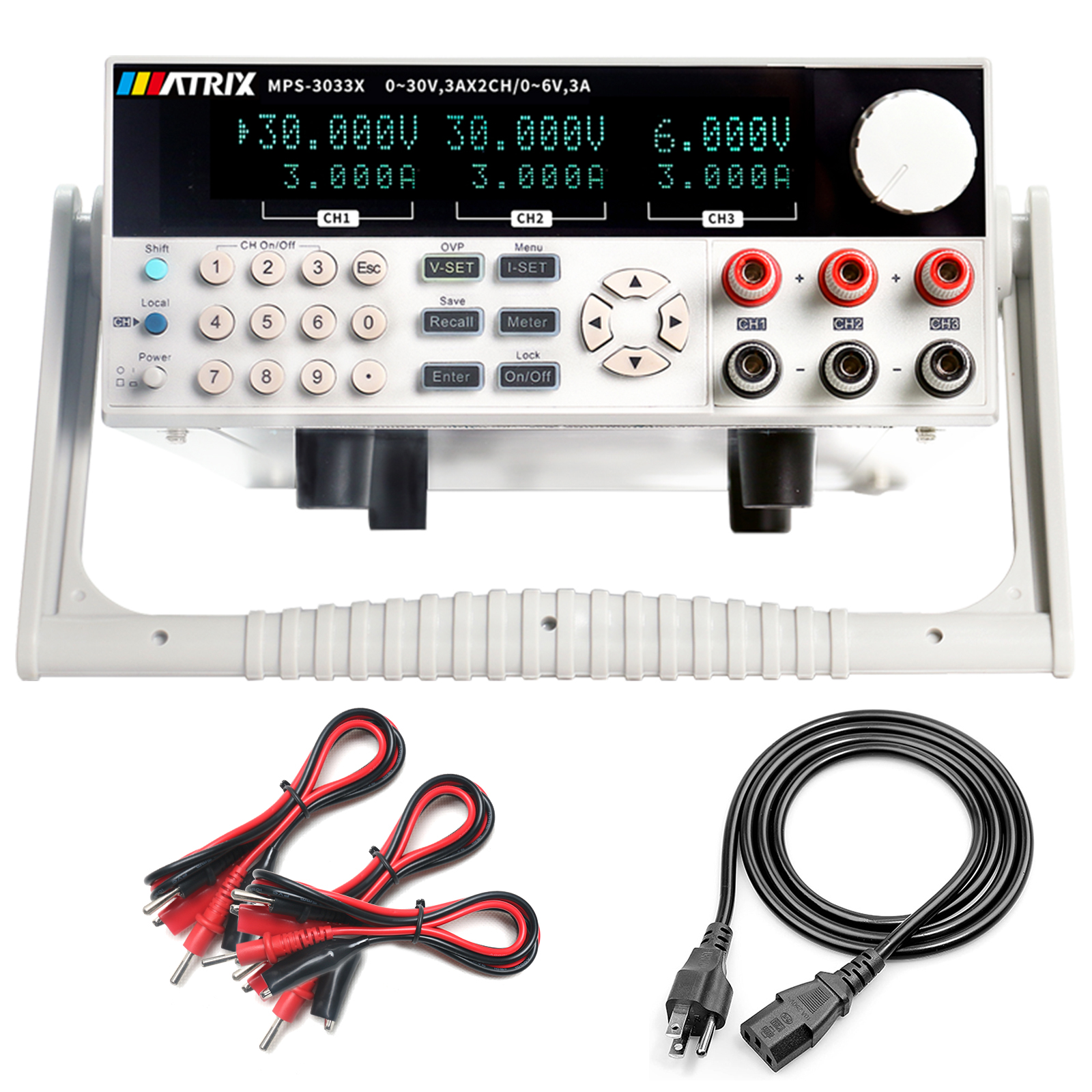 MPS-3063X MATRIX TECHNOLOGY INC.  Power Supplies (Test, Bench)