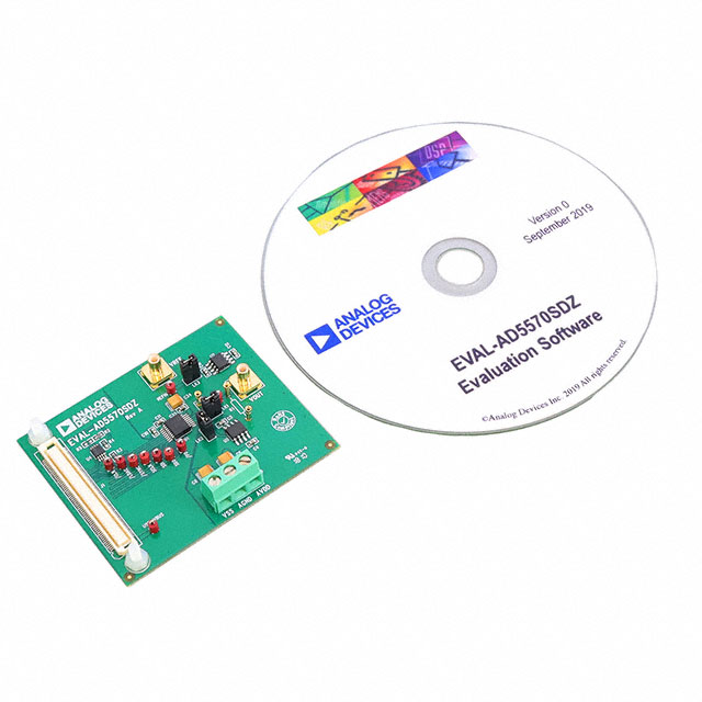 EVAL-AD5570SDZ Analog Devices Inc.  Cartes d'évaluation des convertisseurs numériques-analogiques (DAC)
